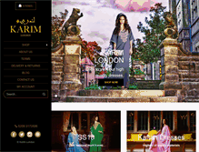 Tablet Screenshot of karimlondon.com